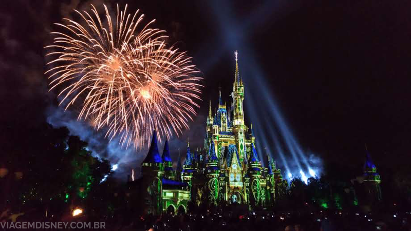 Os melhores lugares para ver os shows noturnos em Disney World | Viagem Disney