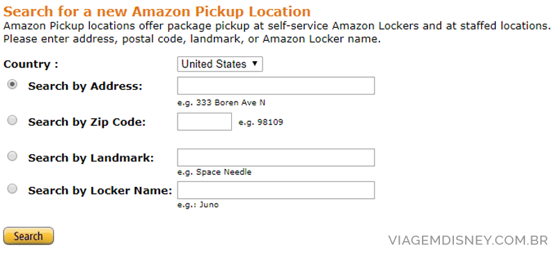 Passo-a-passo Amazon Locker