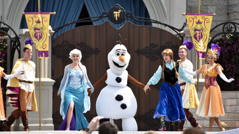 Onde encontrar Anna, Elsa e Olaf na Disney de Orlando - Mickey's Royal Friendship Faire